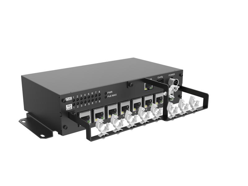 AE-MS8400(RJ45) – Ethernet switch,RJ45,ACC,8-port 100M POE ,1-port 1000M uplink,DC9~36V,-20~75°C