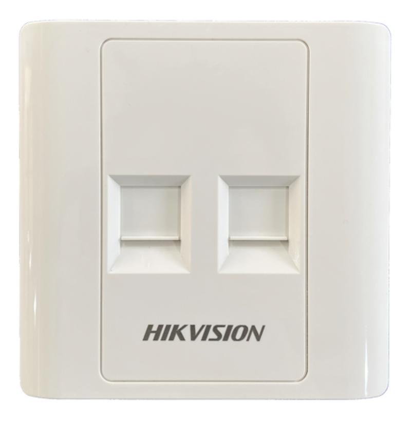 DS-1FPA2 Hikvision – Espelho RJ45 2 portas