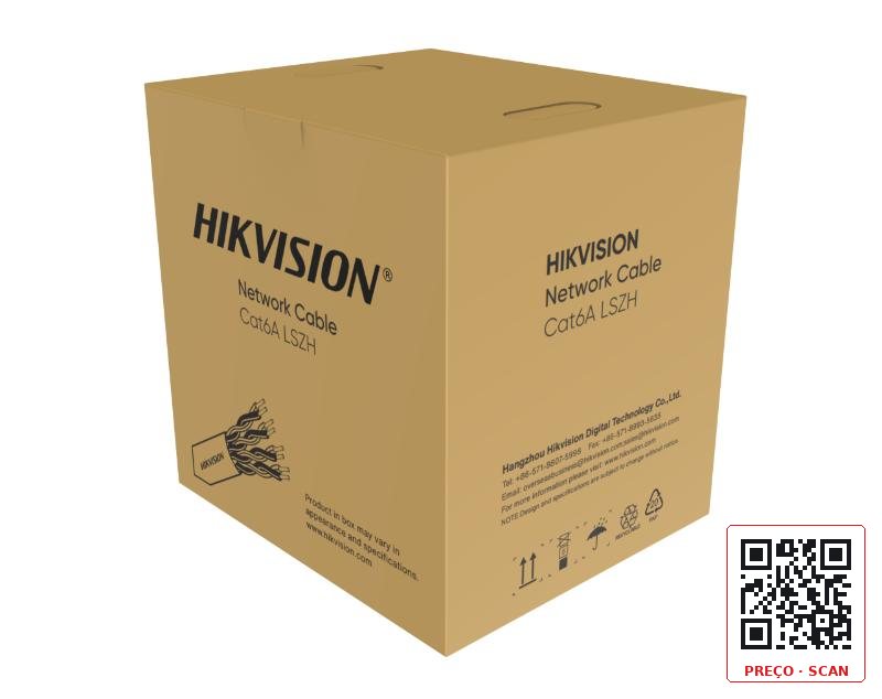 DS-1LN6APSL4 Hikvision – Cat6A Cabo de rede LSZH