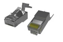 DS-1M6APB/50 Hikvision – Ficha RJ45 Cat6A blindada (50 un.)