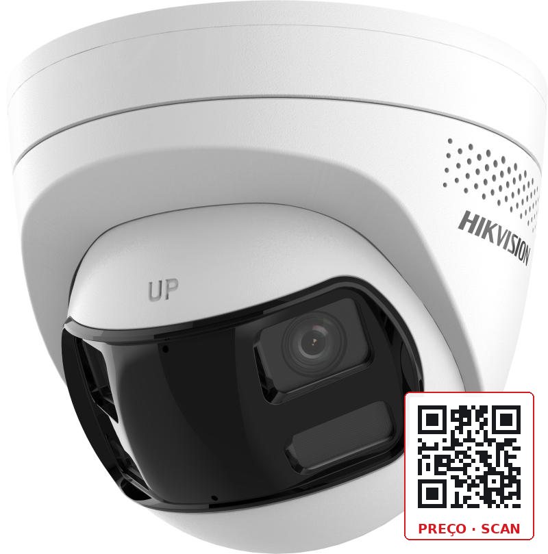 DS-2CD1363G2P-LIUF/S(L)(RB) – 6 MP Dual Lens Stitched Wide Angle Smart Hybrid Light Fixed Turret Network…