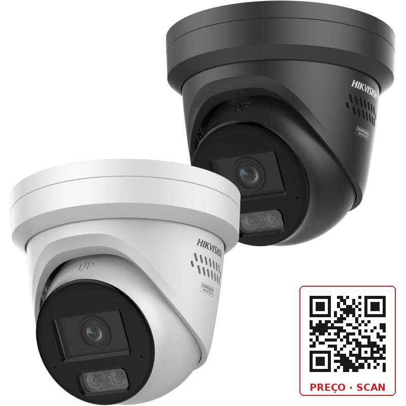 DS-2CD23126G3-IS2UY/S(L)(RB) Hikvision – 12MP Acusense Strobe Light and Audible Warning Fixed Turret Network Camera