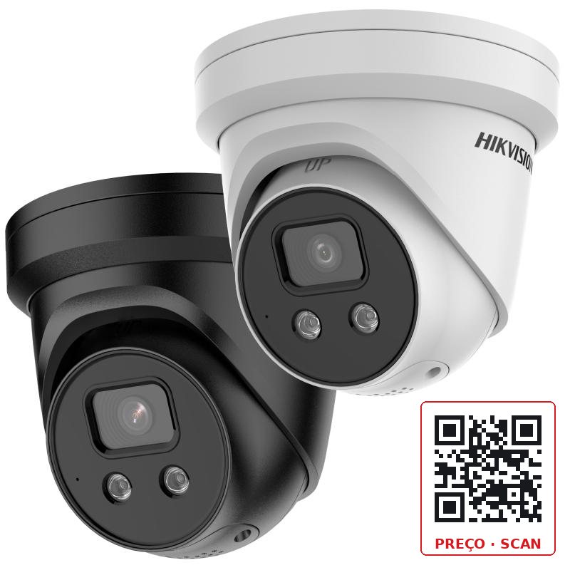 DS-2CD2346G2-ISU/SL – 4 MP AcuSense Strobe Light and Audible Warning Fixed Turret Network Camera