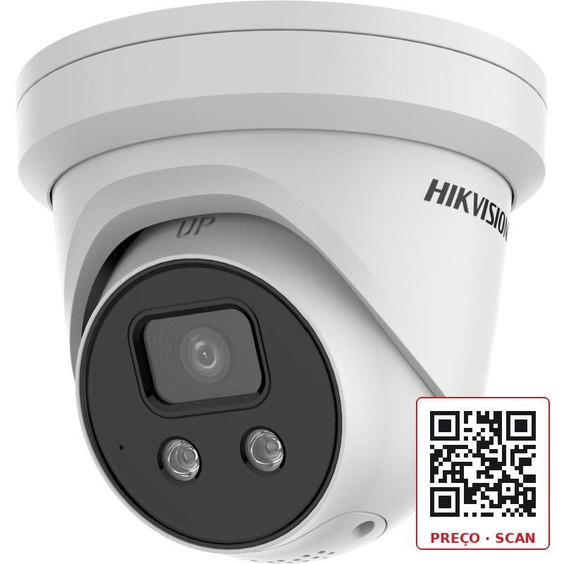 DS-2CD2386G2-ISU/SL – 4K AcuSense Strobe Light and Audible Warning Fixed Turret Network Camera