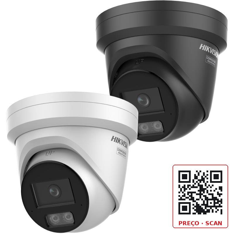 DS-2CD2387G3-LI(2U)Y Hikvision – 8 MP Smart Hybrid Light with ColorVu Fixed Turret Network Camera