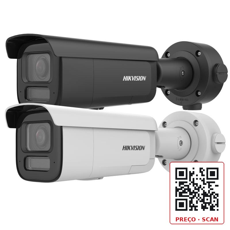DS-2CD2646G2HT-IZS2U/S(L)(RB) Hikvision – 4MP AcuSense Strobe Light and Audible Warning Motorized Varifocal Bullet Network Camera