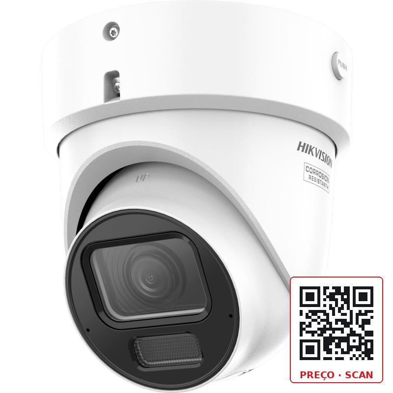 DS-2CD2H46G2H-IZSY Hikvision – 4MP Powered by Darkfighter Motorized Varifocal Turret Network Camera