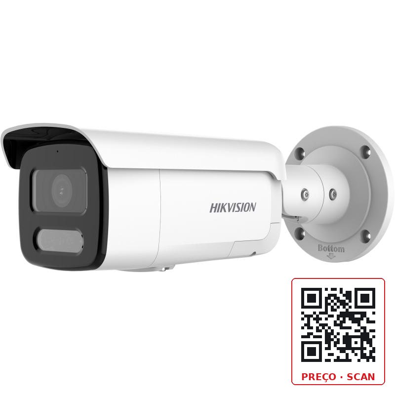 DS-2CD2T26G2-ISU/SL Hikvision – 2 MP AcuSense Strobe Light and Audible Warning Fixed Bullet Network Camera
