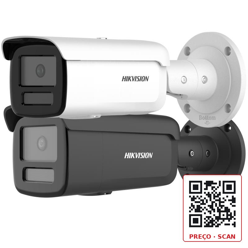DS-2CD2T47G2H-LI Hikvision – 4 MP Smart Hybrid Light with ColorVu Fixed Bullet Network Camera