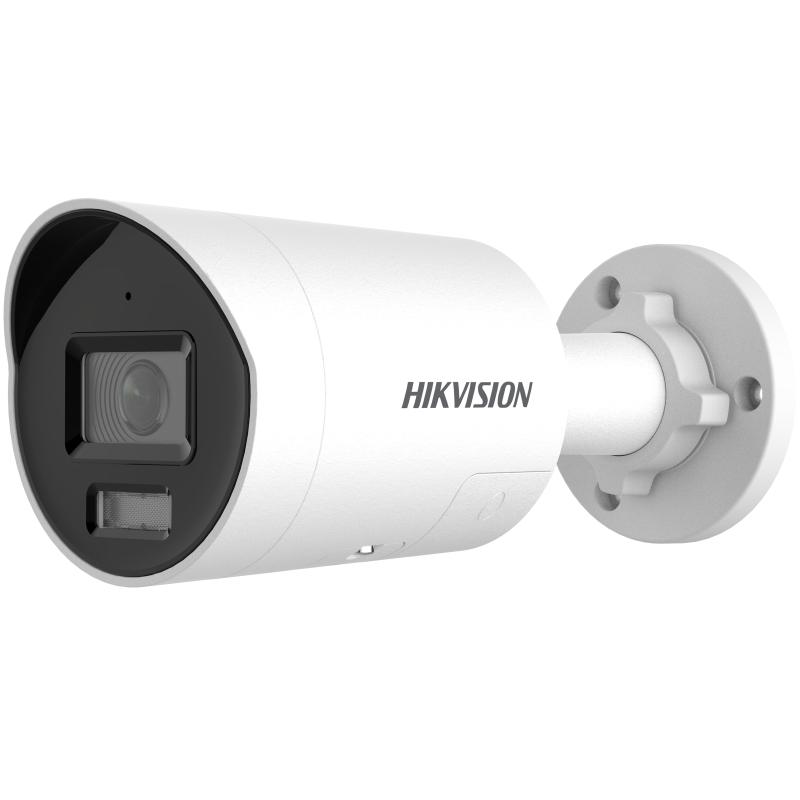 DS-2CD3046G2-IU/SL – 4 MP AcuSense Strobe Light and Audible Warning Fixed Mini Bullet