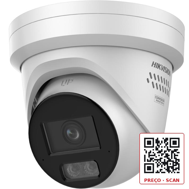 DS-2CD3387G3-LISU/SL(Y) – 8 MP AcuSense Strobe Light and Audible Warning Fixed Turret Network Camera