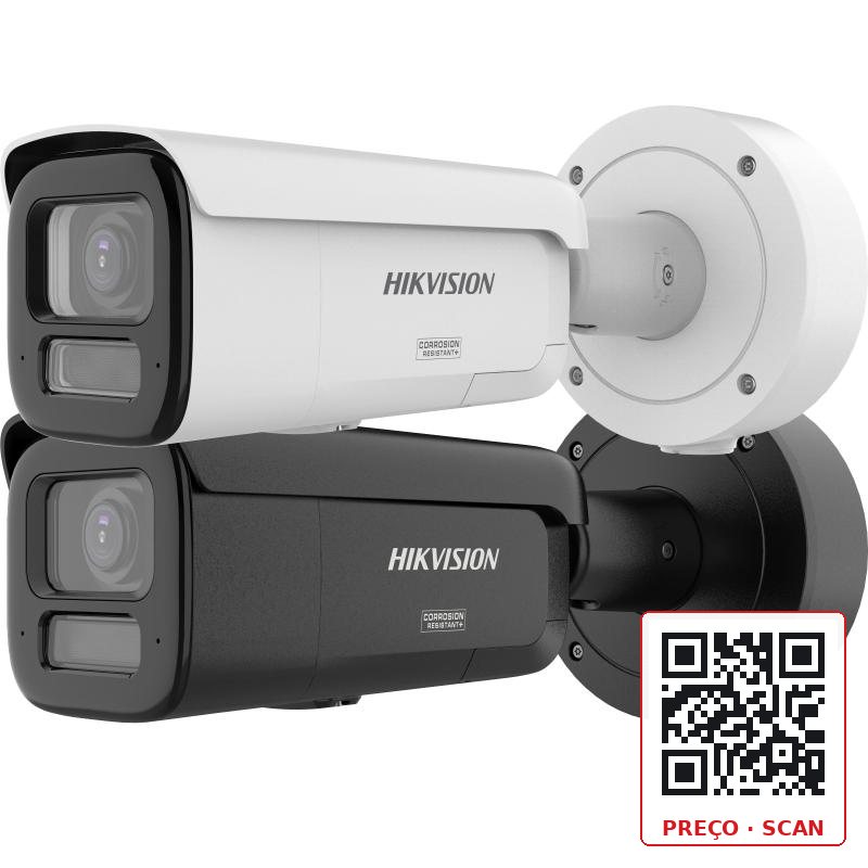 DS-2CD3666G3-LIZSU(Y)/SL Hikvision – 6 MP Dual Illumination Strobe Light and Audible Warning Motorized Varifocal Bullet Network Camera