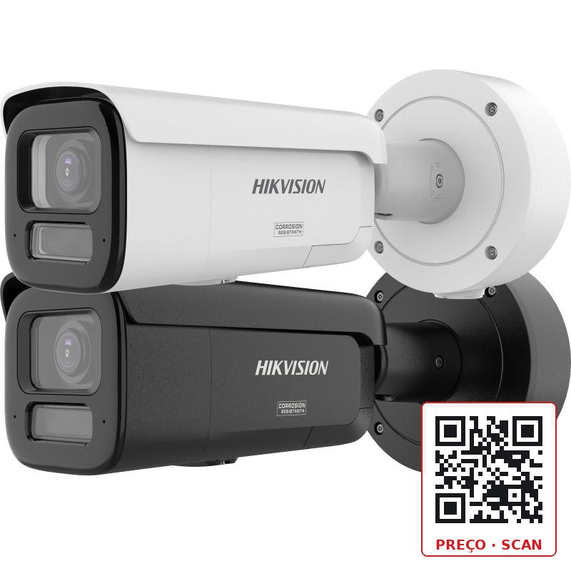 DS-2CD3686G3-LIZSU(Y)/SL Hikvision – 8 MP Dual Illumination Strobe Light and Audible Warning Motorized Varifocal Bullet Network Camera