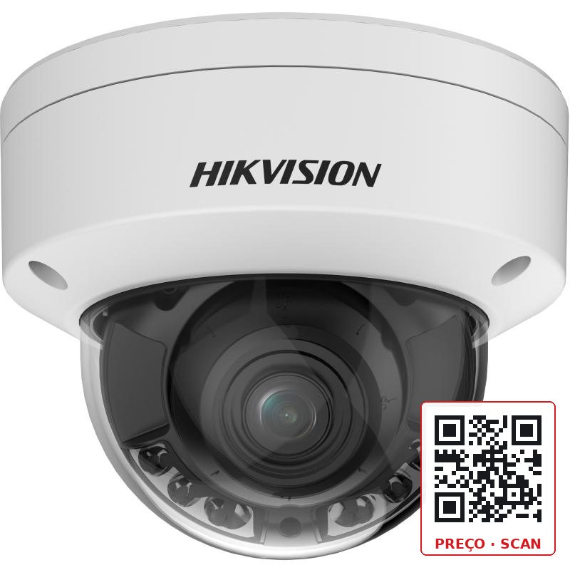 DS-2CD3786G2HT-LIZS(U)(Y) Hikvision – 8 MP Smart hybrid light with Darkfighter S Motorized Varifocal Dome Network Camera