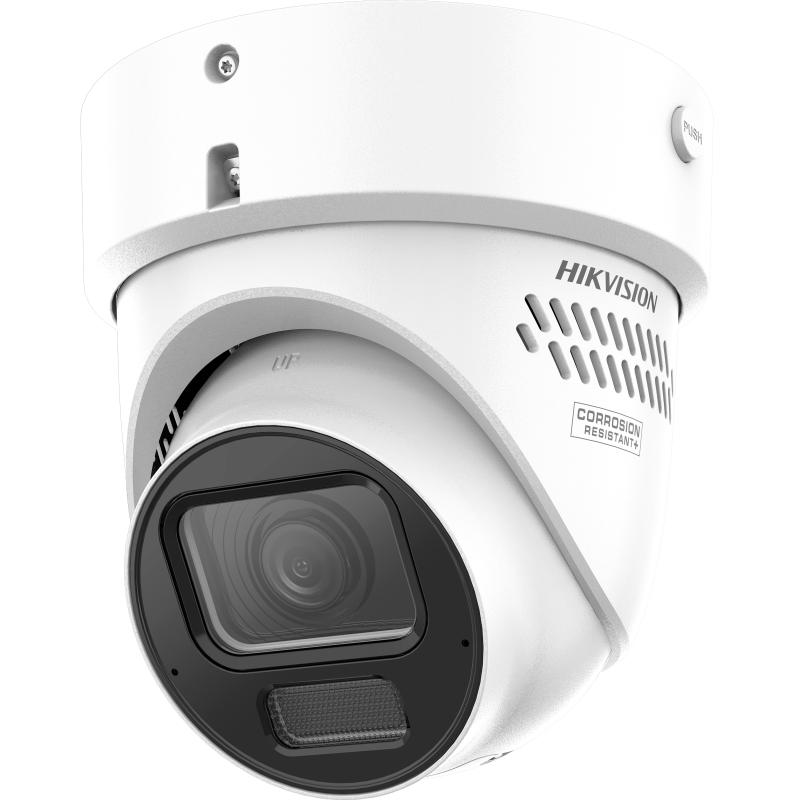 DS-2CD3H167G3-LIZSU/SL(Y) Hikvision – 16 MP Dual Illumination Strobe Light and Audible Warning Motorized Varifocal Turret Network Camera