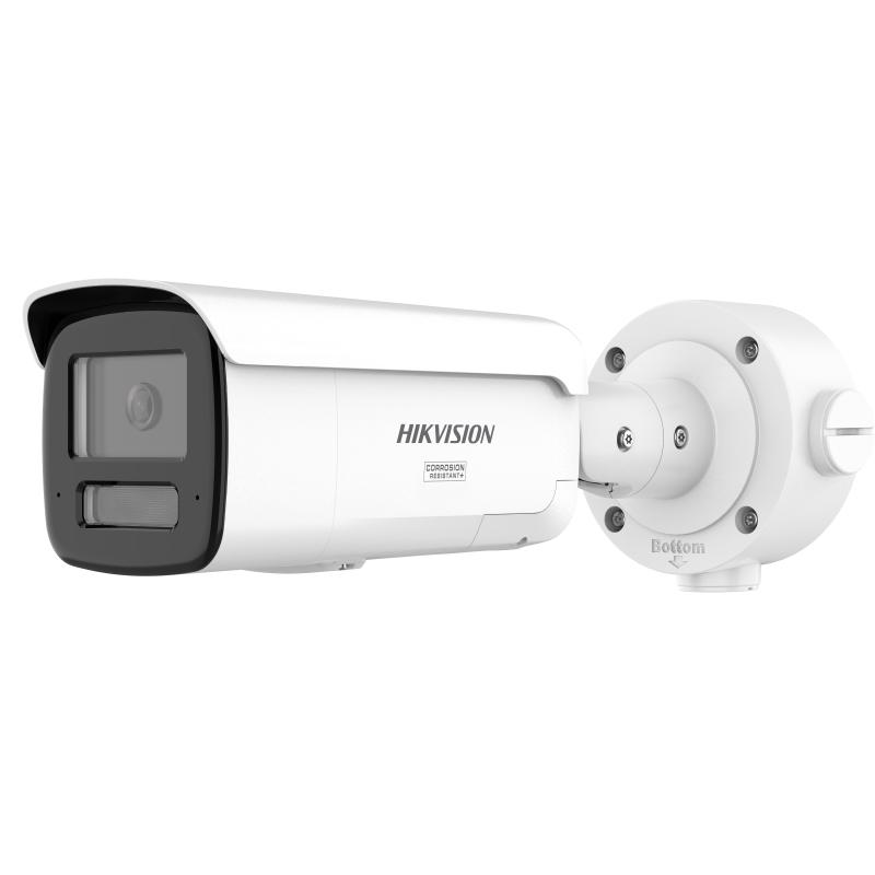 DS-2CD3T87G3-LISU/SL(Y) Hikvision – 8 MP AcuSense Strobe Light and Audible Warning Fixed Bullet Network Camera
