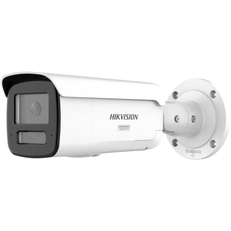 DS-2CD3T87G3-LISUY/SRB Hikvision – 8 MP AcuSense Strobe Light and Audible Warning Fixed Bullet Network Camera