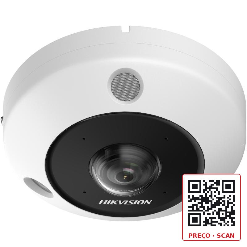 DS-2CD63C5G1-IVS – 12 MP DeepinView Fisheye Network Camera