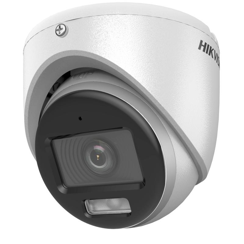DS-2CE70KF0T-LMFS – 3K ColorVu Smart hybrid light Fixed Turret Camera