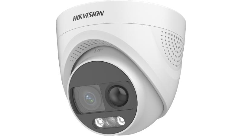 DS-2CE72UF3T-PIRXO – 4K ColorVu PIR Siren Fixed Turret Camera