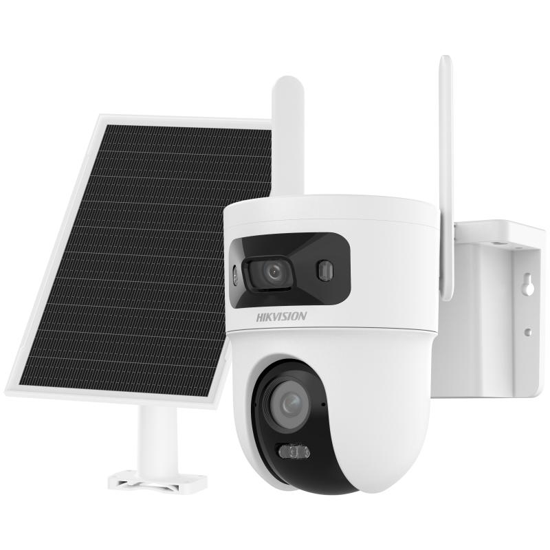 DS-2CFSP8-D/4G(Cold Proof) – 4+4MP 24/7 Solar 4G Cold Proof Dual-lens PT Camera