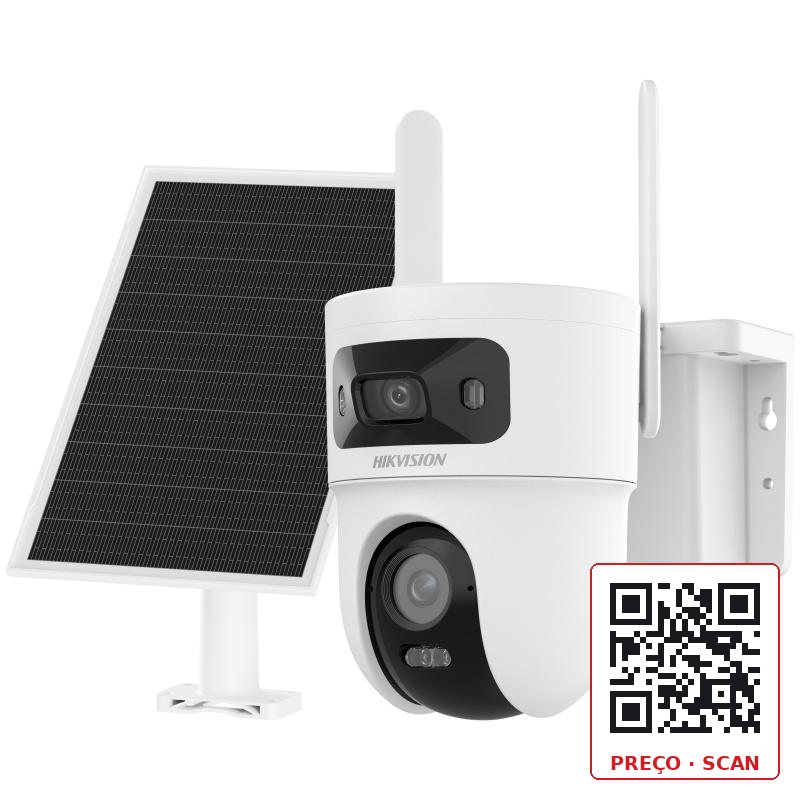 DS-2CFSP8-D/4G – 4+4MP 24/7 Solar 4G Dual-lens PT Camera