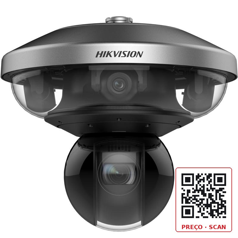 DS-2DP7D425IXG1-LEF(Y)/416 – 4MPx4 360° Panoramic & 4MP 25x PTZ Camera