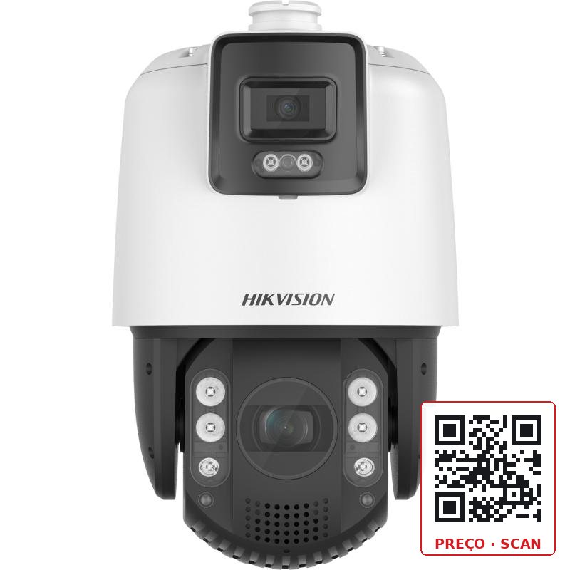 DS-2SE7C425MW-AEB(14F1)(P3) Hikvision – TandemVu 4+4MP 25X ColorVu & IR Acusense Network Speed Dome