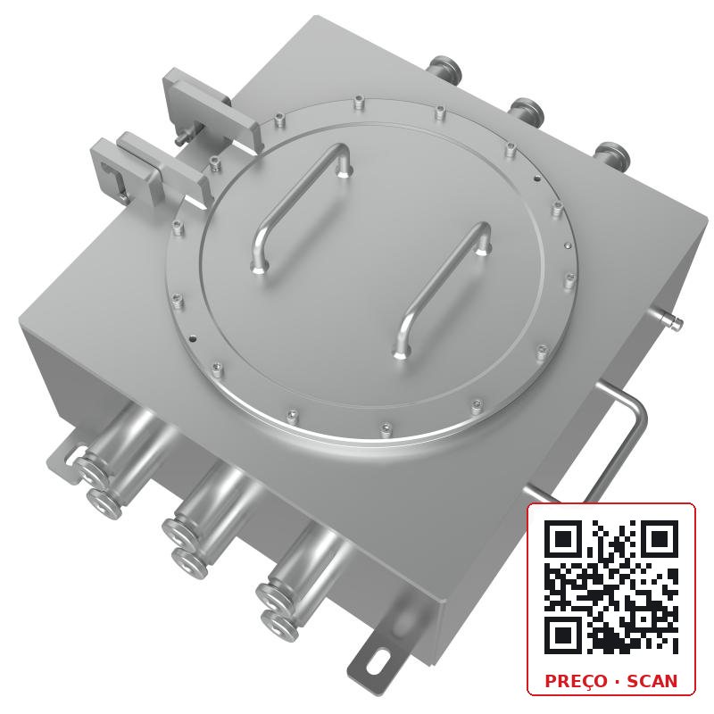 DS-2XE2707CB-M12(316L) – 316L Explosion Proof Control Box with Built-in Power Adaptor