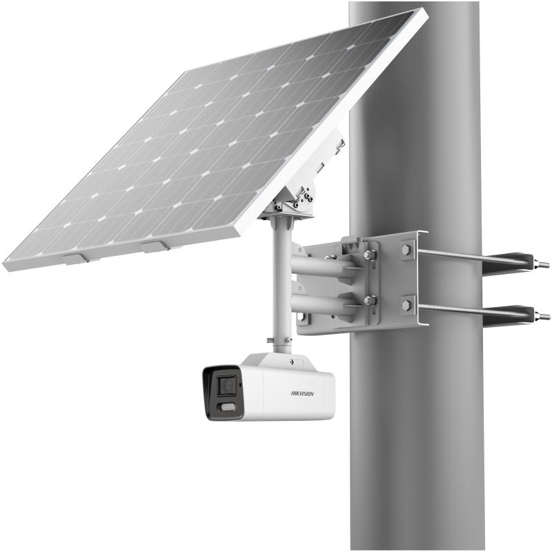 DS-2XS6A47G1-LS/C36S80 – 4MP ColorVu Fixed Bullet Solar Power 4G Network Camera Kit