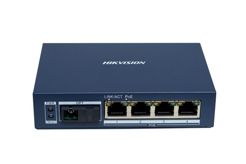 DS-3D504TP-A Hikvision – 20KM Gigabit PoE Fiber Transceiver