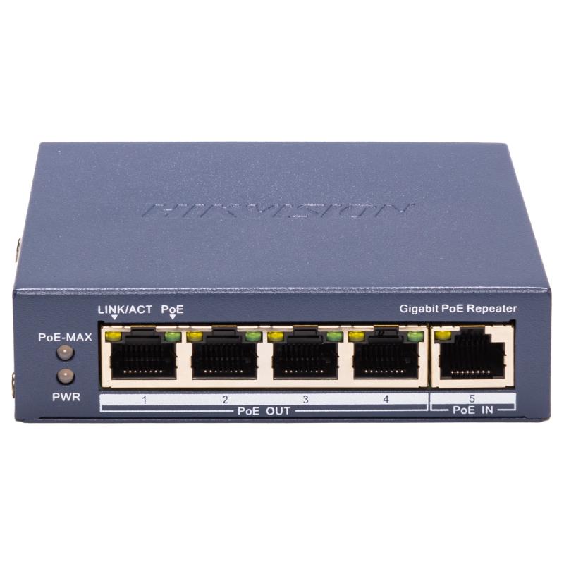 DS-3E0505P-E/R – Gigabit PoE Repeater