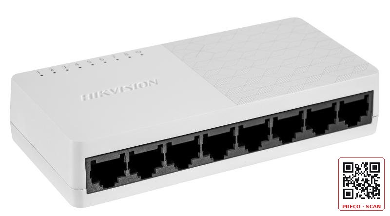 DS-3E0508D-O – 8-Port Gigabit Plastic Switch
