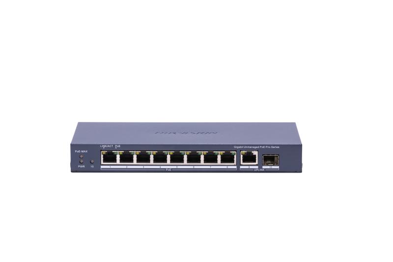 DS-3E0510P-E(B) Hikvision – 8 Port Gigabit Unmanaged POE Switch