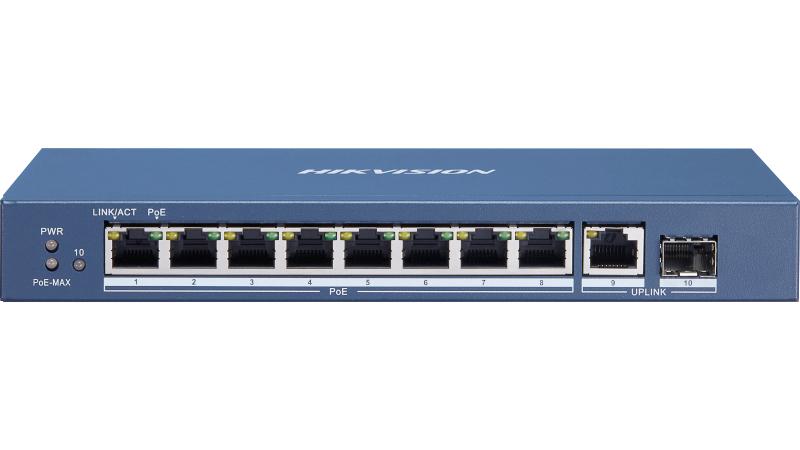 DS-3E0510P-E/M Hikvision – 8 Port Gigabit Unmanaged POE Switch