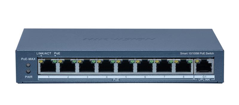DS-3E1309P-EI (B) – 8 Port Fast Ethernet Smart POE Switch