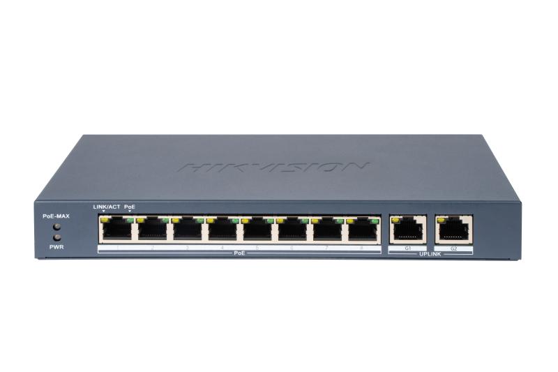 DS-3E1310P-EI (B) – 8 Port Fast Ethernet Smart POE Switch