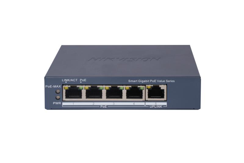 DS-3E1505P-EI/M(C) – 4 Port Gigabit Smart POE Switch