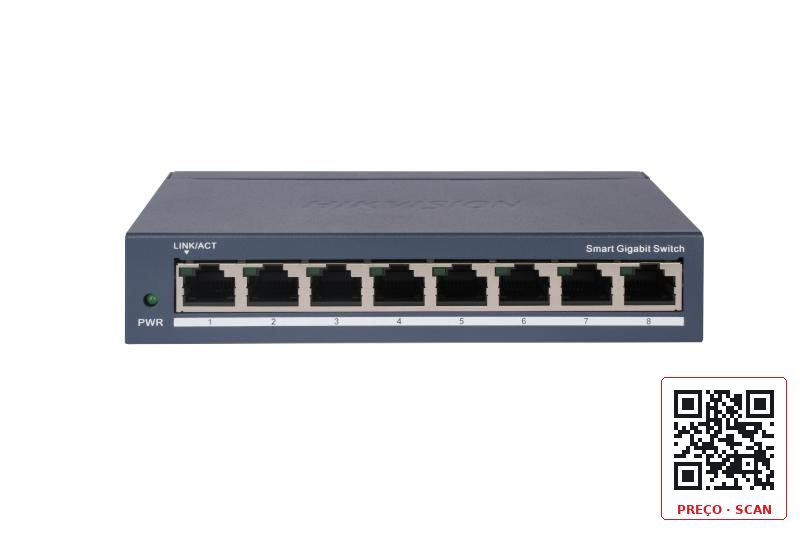 DS-3E1508-EI(C) – 8 Port Gigabit Smart Switch
