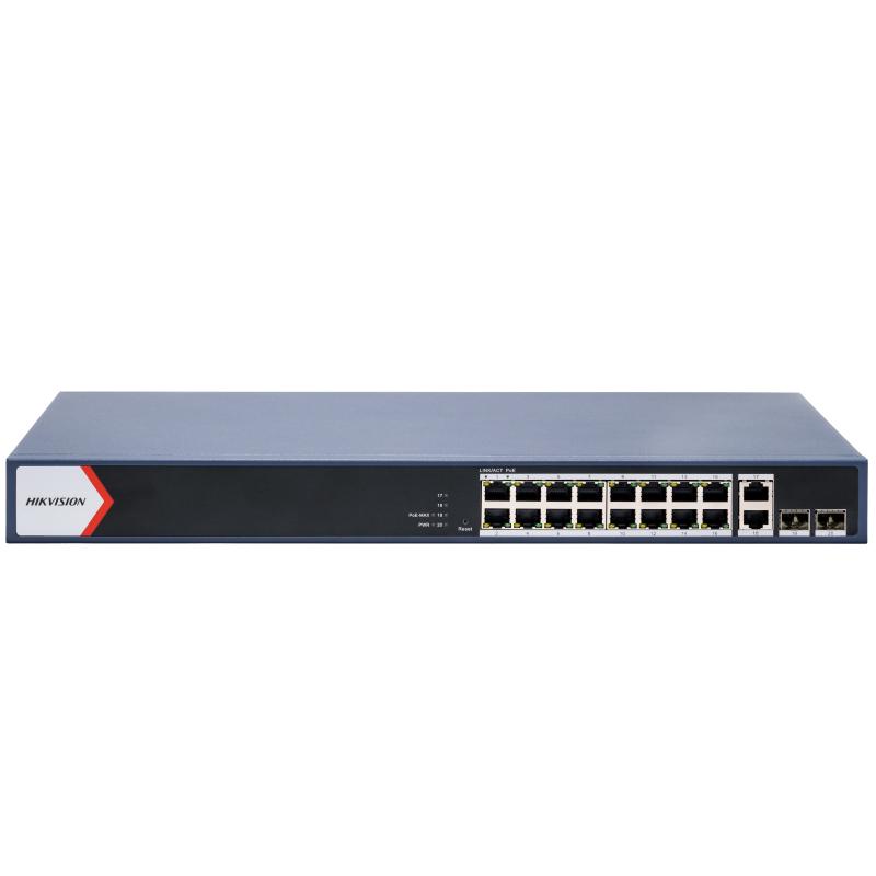 DS-3E1520P-EI/M – 16 Port Gigabit Smart POE Switch