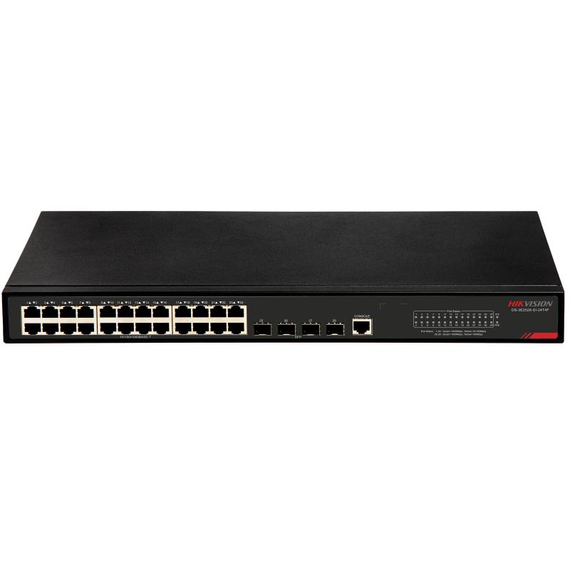 DS-3E2528-SI-24T4F – 24 GE RJ45, 4 GE SFP Switch