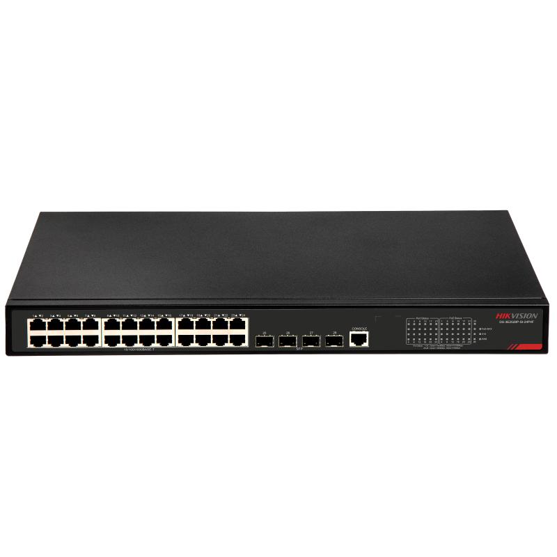 DS-3E2528P-SI-24P4F – L2+ Smart Full Managed POE Switch