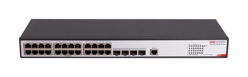 DS-3E2728-HI-24T4X – 24 GE RJ45, 4 10G SFP, Smart L2+ Switch