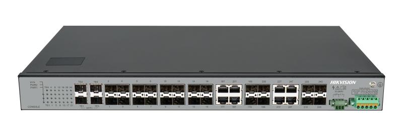 DS-3T3728F – Industrial Fiber L3 Switch