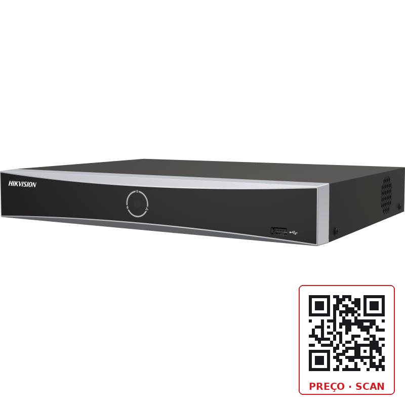 DS-7604NXI-K1/4P – 4-ch PoE 1U K Series AcuSense 4K NVR