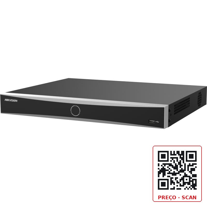 DS-7608NXI-K2/8P/VPro – 8 canais 1U 8 PoE NVR VPro AcuSeek série K