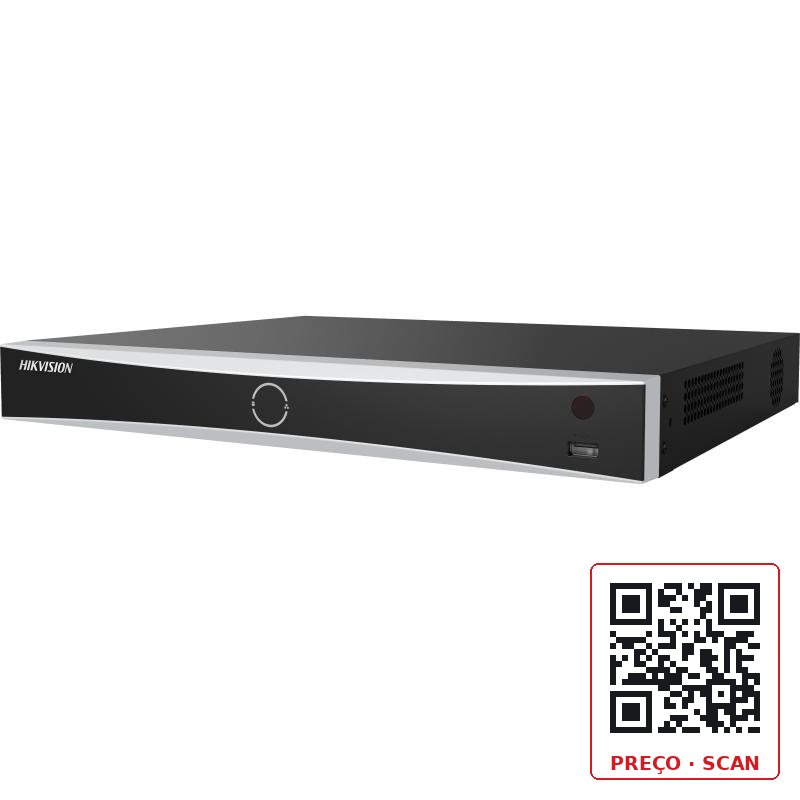 DS-7616NXI-I2/16P/VPro – 16 canais 1U 16 PoE NVR VPro AcuSeek série I