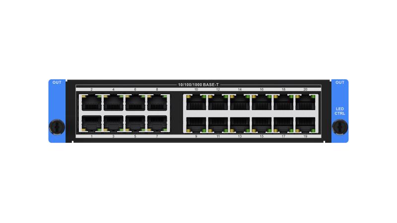DS-C66S-20NO – 20 Network Ports LED Board