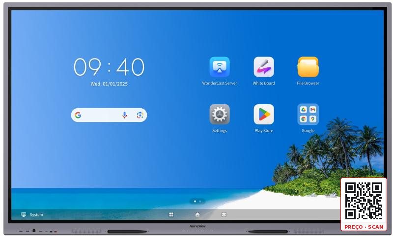 DS-D5B75RB/EP – 75-inch 4K Interactive Display