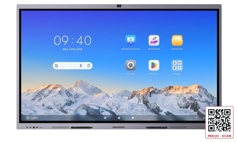 DS-D5C65RB/B – 65-inch 4K Interactive Display